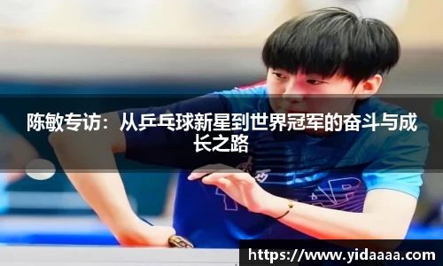 陈敏专访：从乒乓球新星到世界冠军的奋斗与成长之路